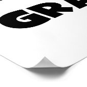 Het best-est-Beste Zwart-witte Granma van de Poster (Hoek)