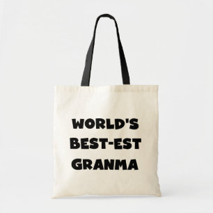 Het best-est-Beste Zwart-witte Granma van de Tote Bag