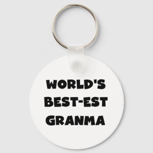 Het best-est-Beste Zwart-witte Granma van de werel Sleutelhanger