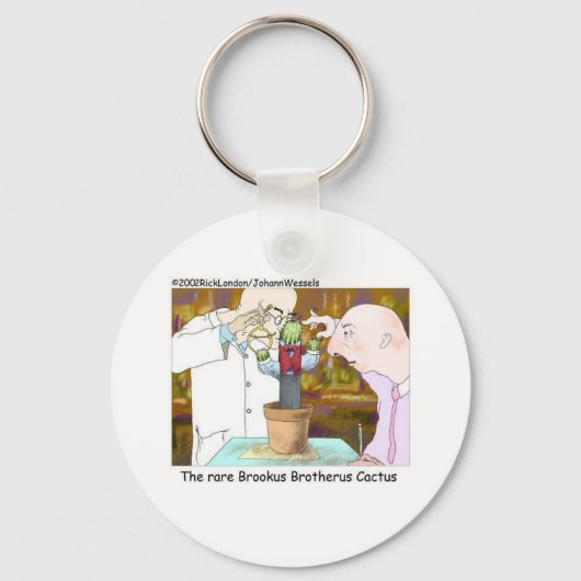 Het Best Geklede Cactus Grappige Cadeaus & Verzame Sleutelhanger (Voorkant)