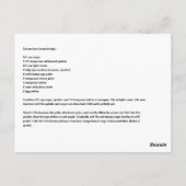 Het best ooit het Recept van het Roomijs van de Briefkaart (Achterkant)
