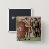 Het bestand van Nice Vierkante Button 5,1 Cm (Voorkant /achterkant)