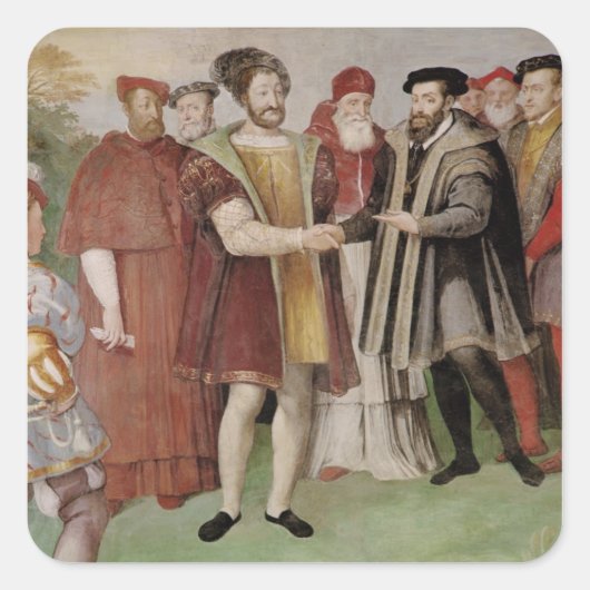 Het bestand van Nice Vierkante Sticker (Voorkant)