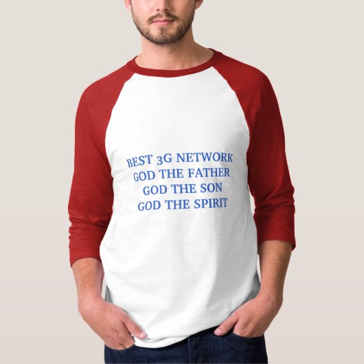 HET BESTE 3G NETWERKGOD FATHERGOD DE SONGOD... T-SHIRT (Voorkant)