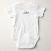 Het beste Amerikaanse vlag premium baby-body Romper (Achterkant)