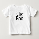 Het beste baby white shirt (Voorkant)