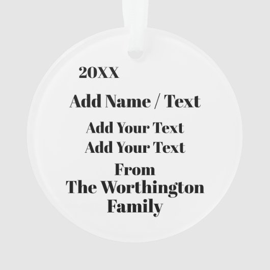 Het beste babysitter Ornament ter wereld (achterkant)