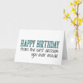 Het beste besluit dat je ooit hebt genomen, grappi kaart (Gele Bloem)