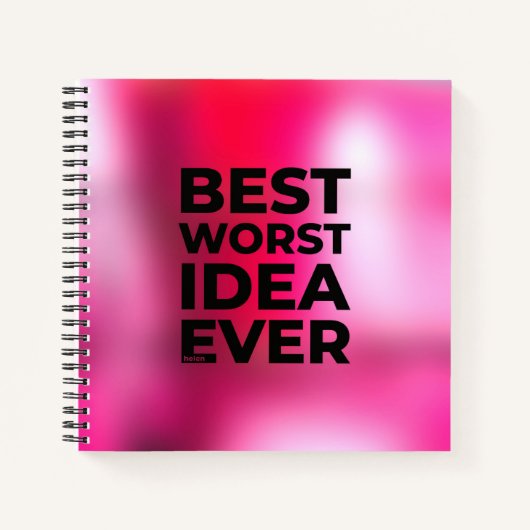 Het beste beste ideaal ooit voor een notebook notitieboek (Voorkant)