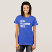Het beste. Bestemor. Ooit. (OP DARK) T-shirt (Voorkant volledig)