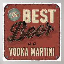 Het beste bier is een wodka martini - retro bar