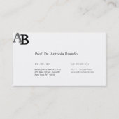 Het beste bij Portret-afbeeldingen Visitekaartje (Voorkant)