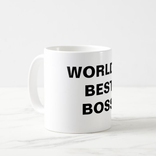 HET BESTE BOSS VAN DE WERELD KOFFIEMOK (Voorkant links)