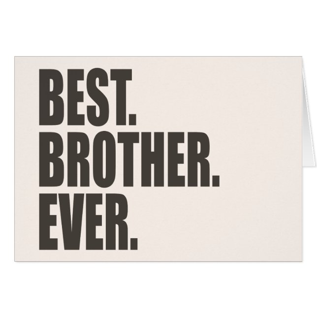 Het beste. Broer. Ooit. (Voorkant Horizontaal)