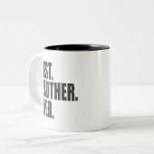 Het beste. Broer. Ooit. Tweekleurige Koffiemok (Voorkant links)
