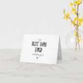 Het beste bruidsvoorstel ooit gevouwen kaart (Gele Bloem)