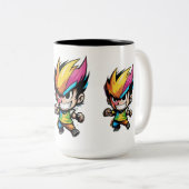 Het beste cadeau aanpassen tweekleurige koffiemok (Voorkant rechts)