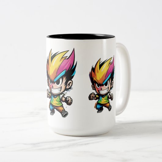 Het beste cadeau aanpassen tweekleurige koffiemok (Voorkant rechts)