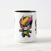 Het beste cadeau aanpassen tweekleurige koffiemok (Center)