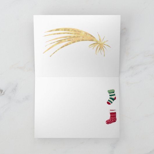 Het beste cadeau.  feestdagen kaart (Binnen)