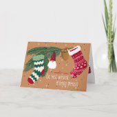 Het beste cadeau.  feestdagen kaart (Voorkant)