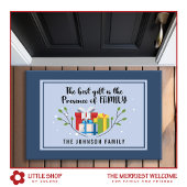 Het beste cadeau is de kerstdag van het concert deurmat