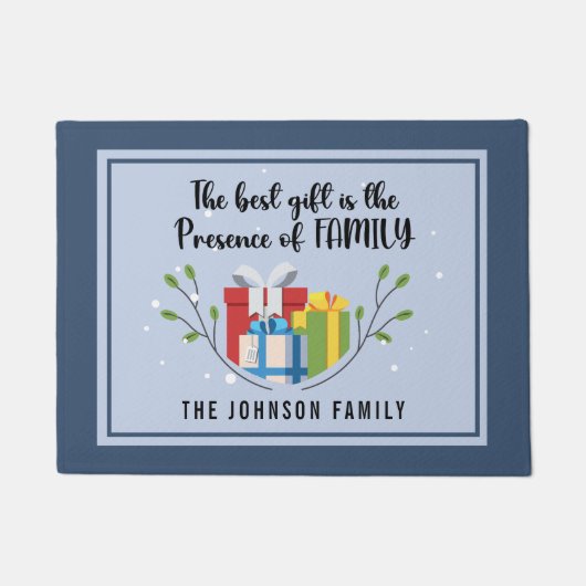 Het beste cadeau is de kerstdag van het concert deurmat (Voorkant)