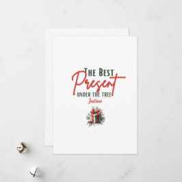 Het beste Cadeau onder de boom, Xmas Feestdagenkaart