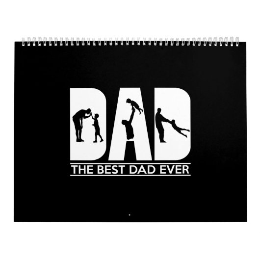 Het beste cadeau van papa en vader van vaders kalender (Hoes)