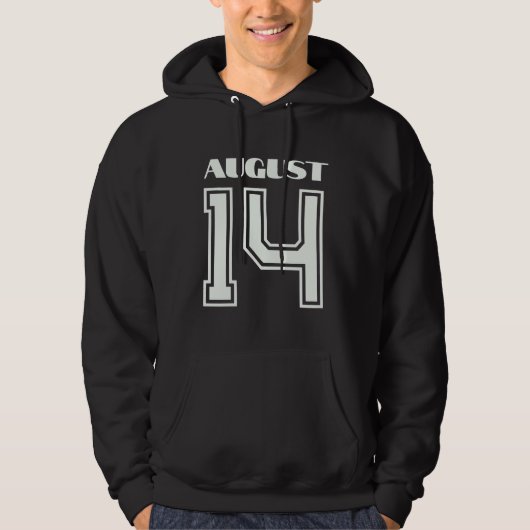 Het beste cadeau voor verjaardag 14 augustus hoodie (Voorkant)