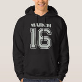 Het beste cadeau voor verjaardag 16 maart hoodie (Voorkant)