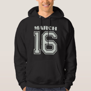 Het beste cadeau voor verjaardag 16 maart hoodie