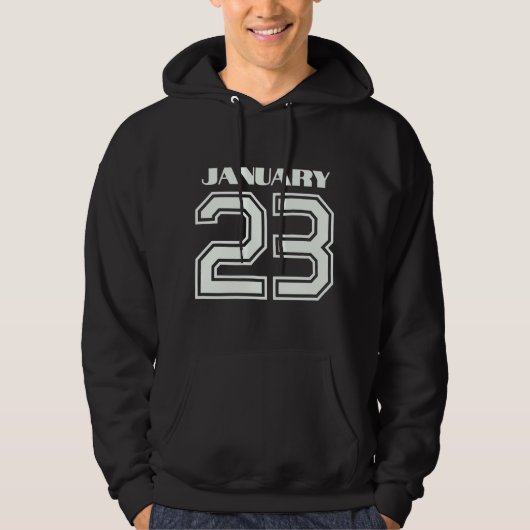 Het beste cadeau voor verjaardag 23 januari hoodie (Voorkant)