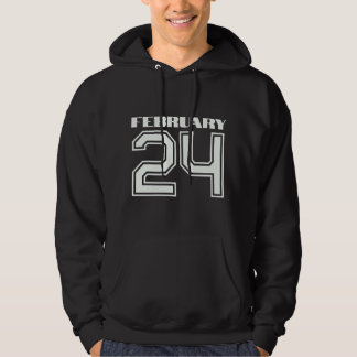Het beste cadeau voor verjaardag 24 februari hoodie