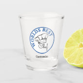 Het beste Chef Shot glass ter wereld Shot Glas (Voorkant)