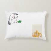 Het beste collectie van Cutie op de wereldmarkt Accent Kussen (Achterkant)