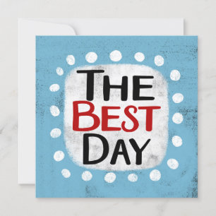 Het beste dag Wenskaart Kaart