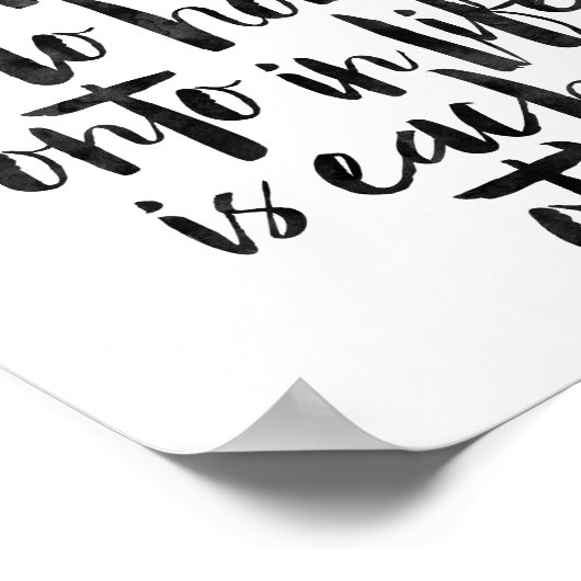 Het beste dat je in het leven kunt houden is elkaa poster (Hoek)