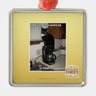 het beste deel dat uv wakker wordt metalen ornament