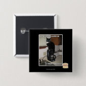 het beste deel dat uv wakker wordt vierkante button 5,1 cm (Voorkant /achterkant)