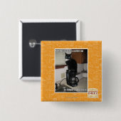 het beste deel dat uv wakker wordt vierkante button 5,1 cm (Voorkant /achterkant)