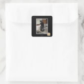 het beste deel dat uv wakker wordt vierkante sticker (Tas)