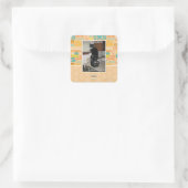 Het beste deel UV Wakker worden Vierkante Sticker (Tas)