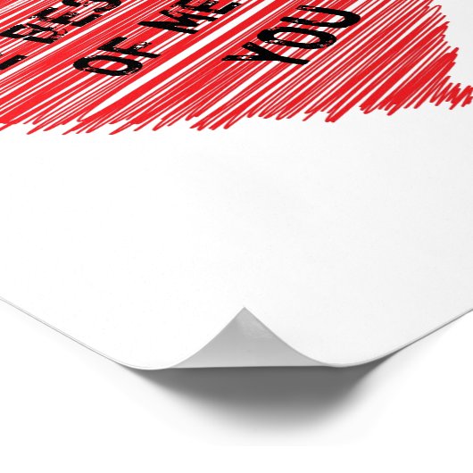 Het beste deel van mijn romantische tekst in een r poster (Hoek)