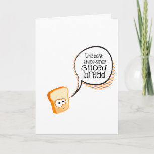 Het beste Ding sinds Gesneden Brood Bedankkaart
