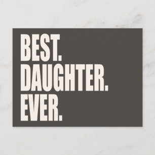 Het beste. Dochter. Ooit. Briefkaart