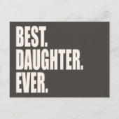 Het beste. Dochter. Ooit. Briefkaart (Voorkant)