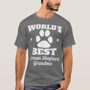 Het beste Duitse Hondenliefhebber van Shepherd Gra T-shirt