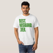 Het beste. Echtgenoot. Ooit. (groen) T-shirt (Voorkant volledig)