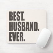 Het beste. Echtgenoot. Ooit. Muismat (Met muis)